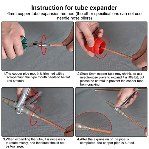 Herramienta para expandir tubos de cobre de acero inoxidable miniatura 5