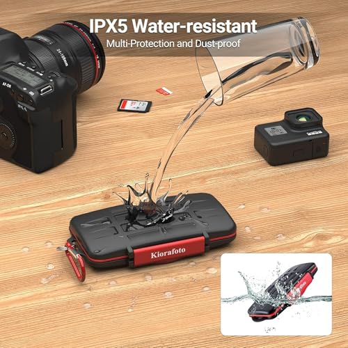 Kiorafoto IPX5 Memory Card Case