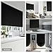 Blackout Blinds for Windows Cordless Blinds Temporary Shades Blinds No Drill Mini Blinds Black Out Blinds for Window of Bedroom,Bathroom,Kitchen Office (Black-high Shading, 23.6 * 59