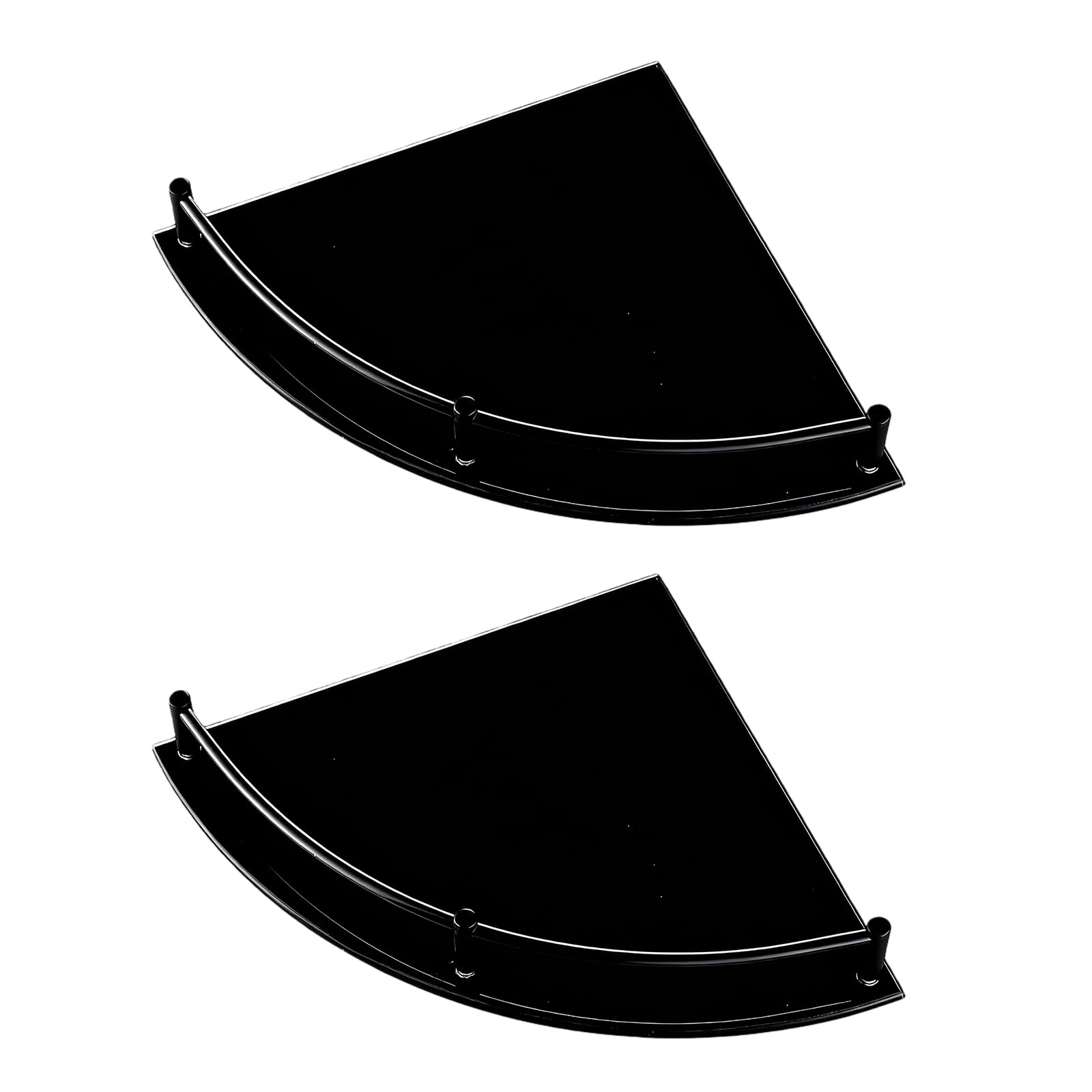 Corner Floating Shelf Wall Mounted Corner Shelf Space Saving Corners Rack Quick Fixing for Bathroom Storage Bathroom