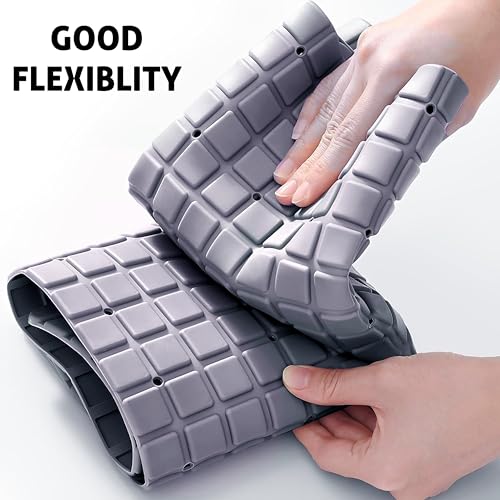 Image of Storite Non Slip Bathtub & Shower Mat Extra Long Bathroom Mats for Tub Nonslip Anti Slip Bathmats with Suction Cups, Drain Holes, Foot Massage Scrubber for Kids & Adults (1, 78 x 46 cm (Rectangular))