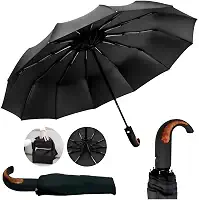 Guarda Chuva Reforçado Automático Resistente Ao Vento - Cabe Na Bolsa Mochila Modelo Compacto