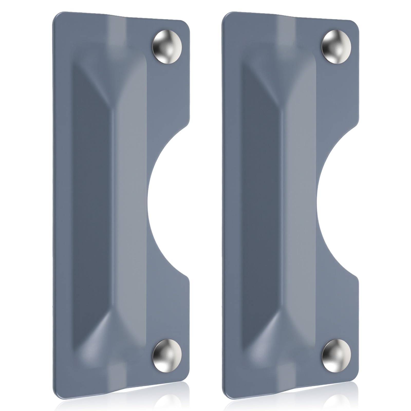 Door Latch Guard Plate Cover 3 x 7'' Door Security Plate Electroplated Sand