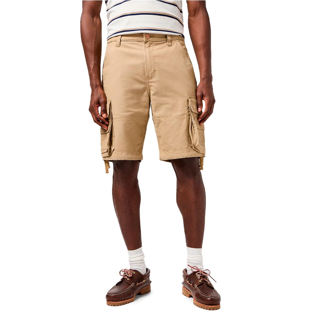 Wrangler Men's CJ Cargo Shorts, Kelp, 34W