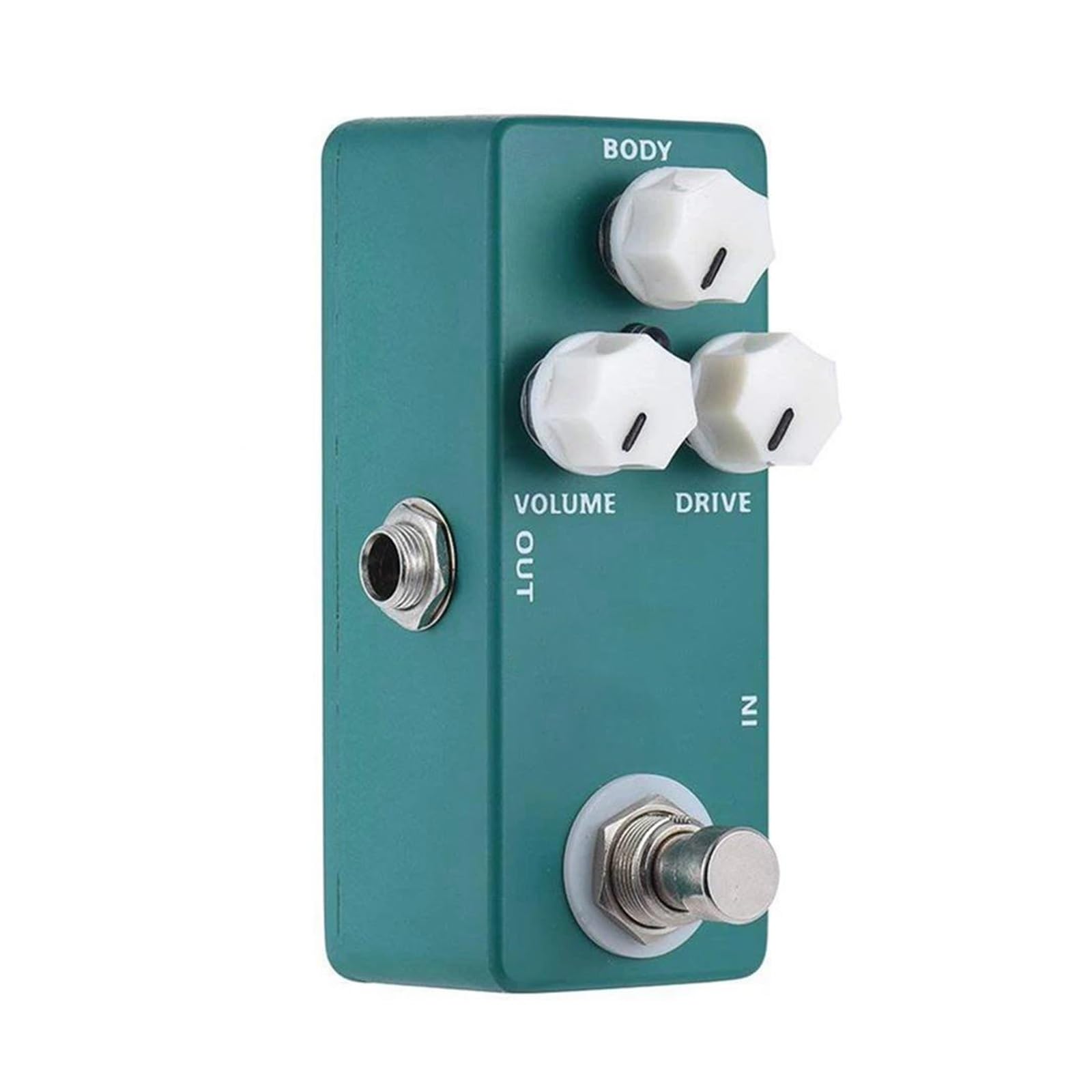 Overdrive Mini Pedał Efektów Gitarowych True Bypass W Metalowej Obudowie Akcesoria Do Instrumentów