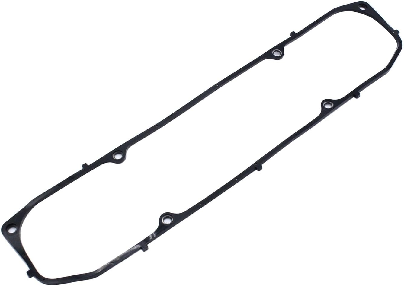 2 PCS/SET SHLPDFM 3/16in Black Rubber Valve Cover Gaskets Steel Core Insert Compatible with BB Mopar 361 383 400 426 440 engines