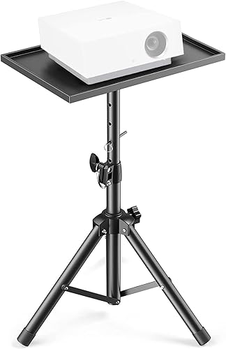 Ultimaxx Soporte de trípode de 36 pulgadas con altura ajustable para proyectores, portátiles, tabletas, cámaras, videocámaras y más, adecuado para