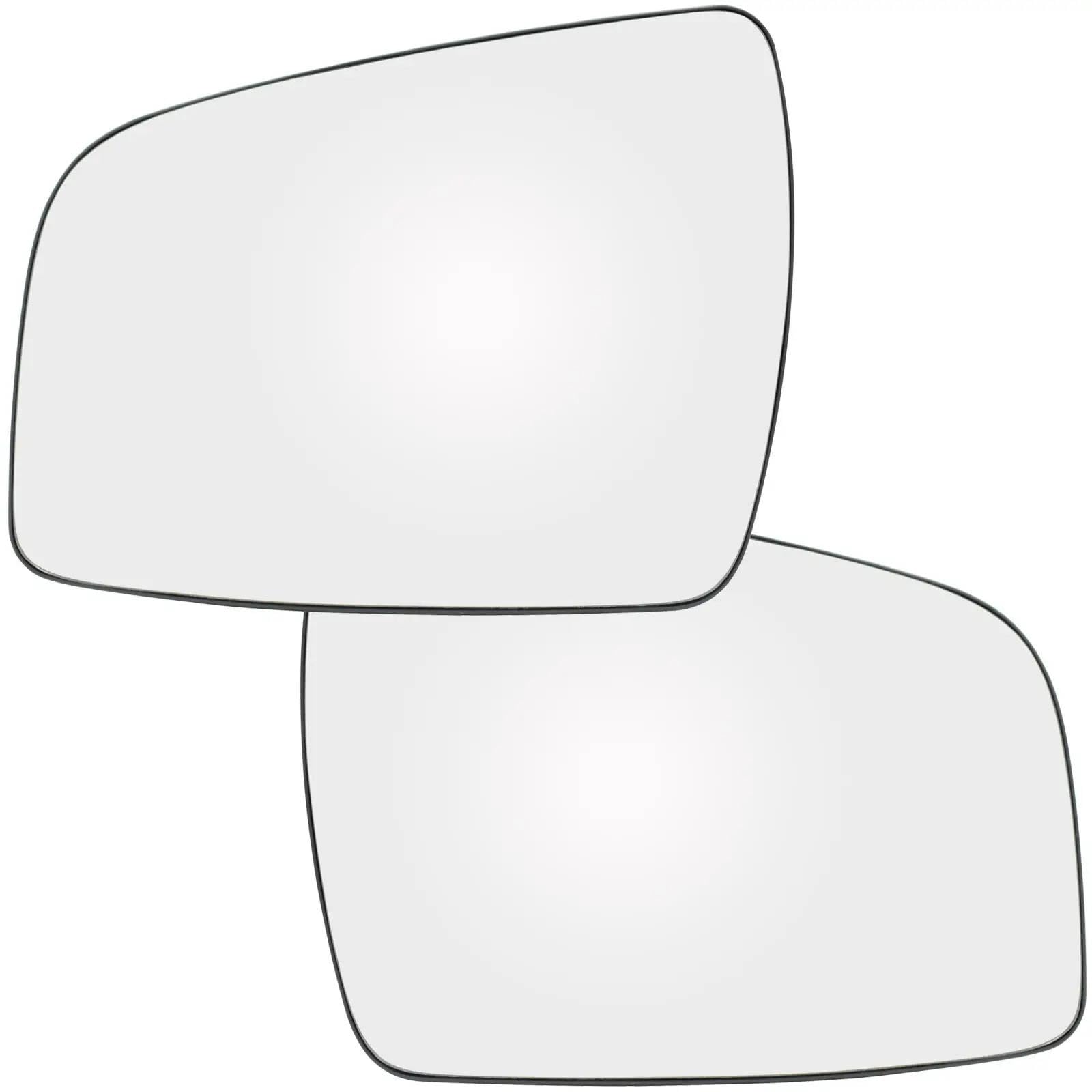 Verre Recul Miroir Rétroviseur Extérieur Chauffant Côté Conducteur Et Passager Pour Opel Pour Vauxhall Pour Zafira B 2009-2014 Avec Clip De Plaque Sphérique Retroviseur(Gauche et droite)