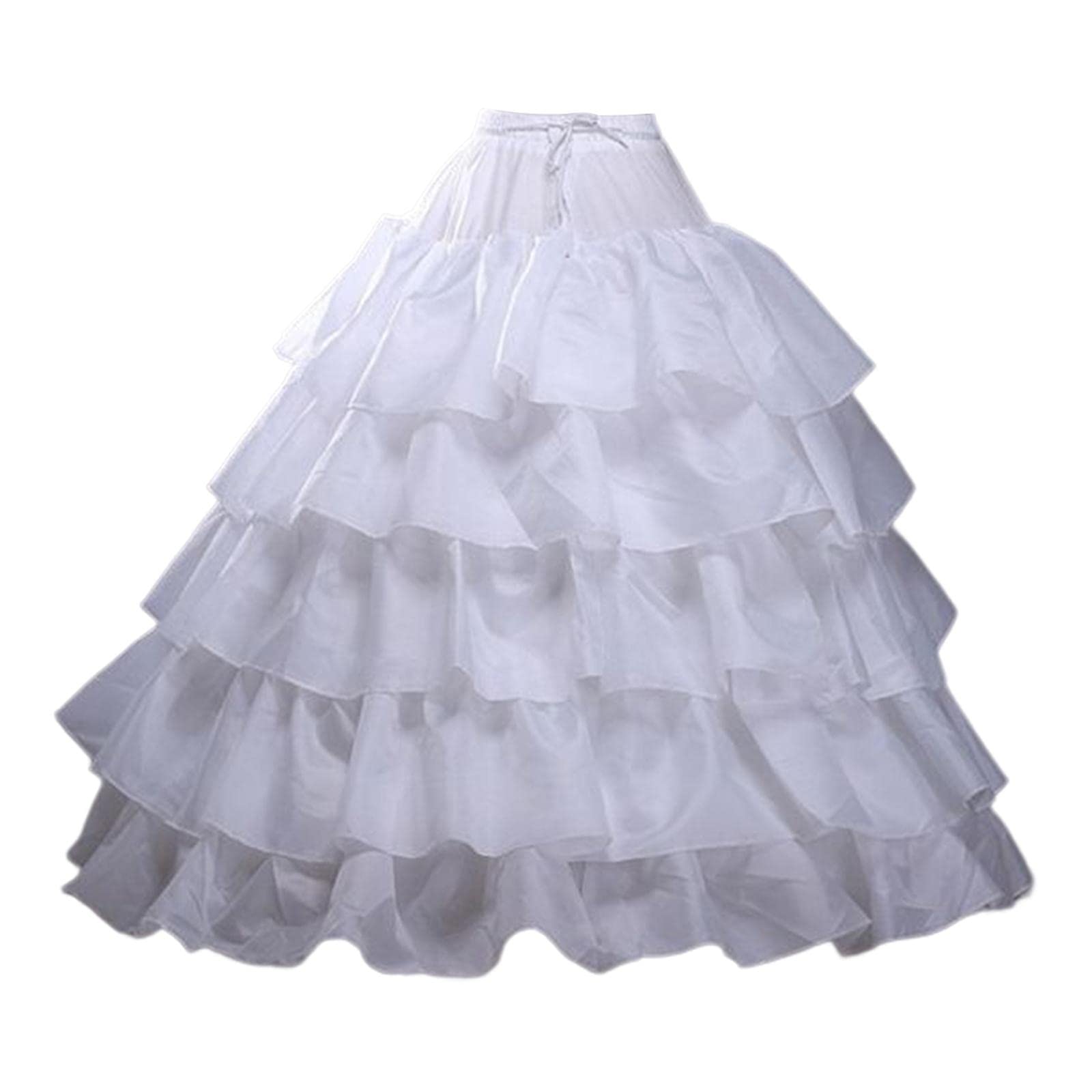 Jupon à Cerceau pour Robes de Mariée, Robes de Bal, Jupon, Accessoires de Mariage, Ceinture élastique pour Cosplay