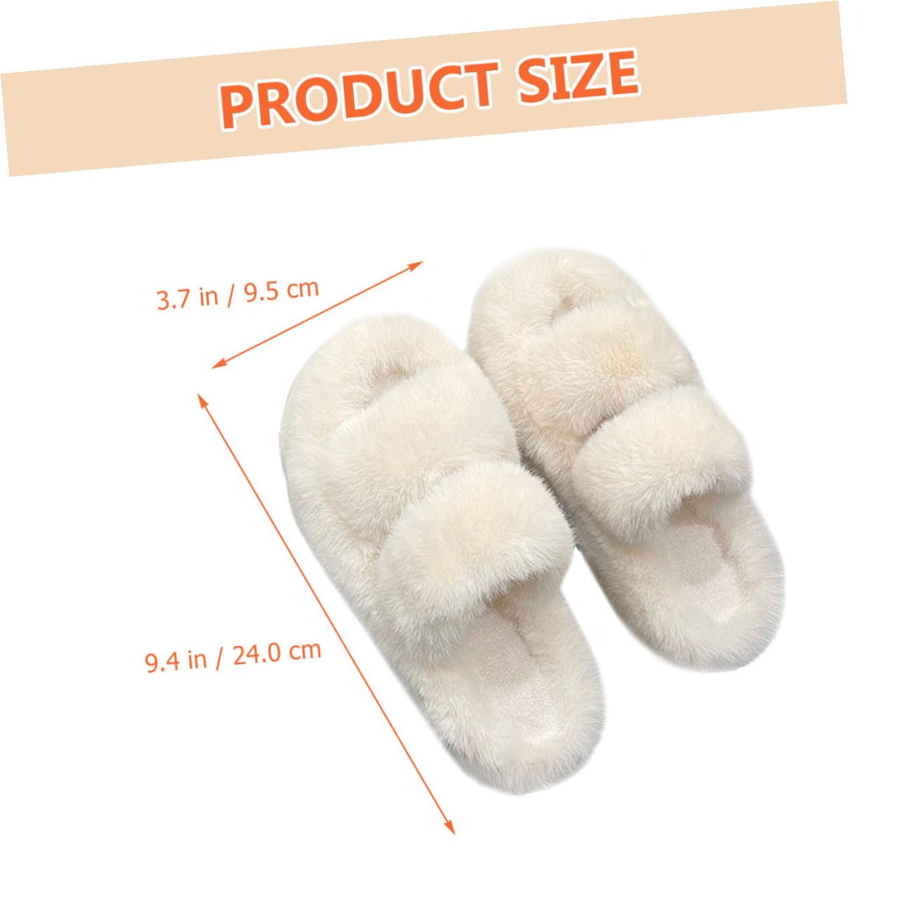 Pantofole da Donna Pelliccia Bianca, Confortevoli e Calde, Suola Antiscivolo in Gomma, per Uso Interno in Inverno e Autunno