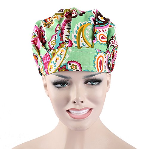 JoyRing 4 Pack Elastic Bouffant Working Caps with Sweatband - Thumbnail 3