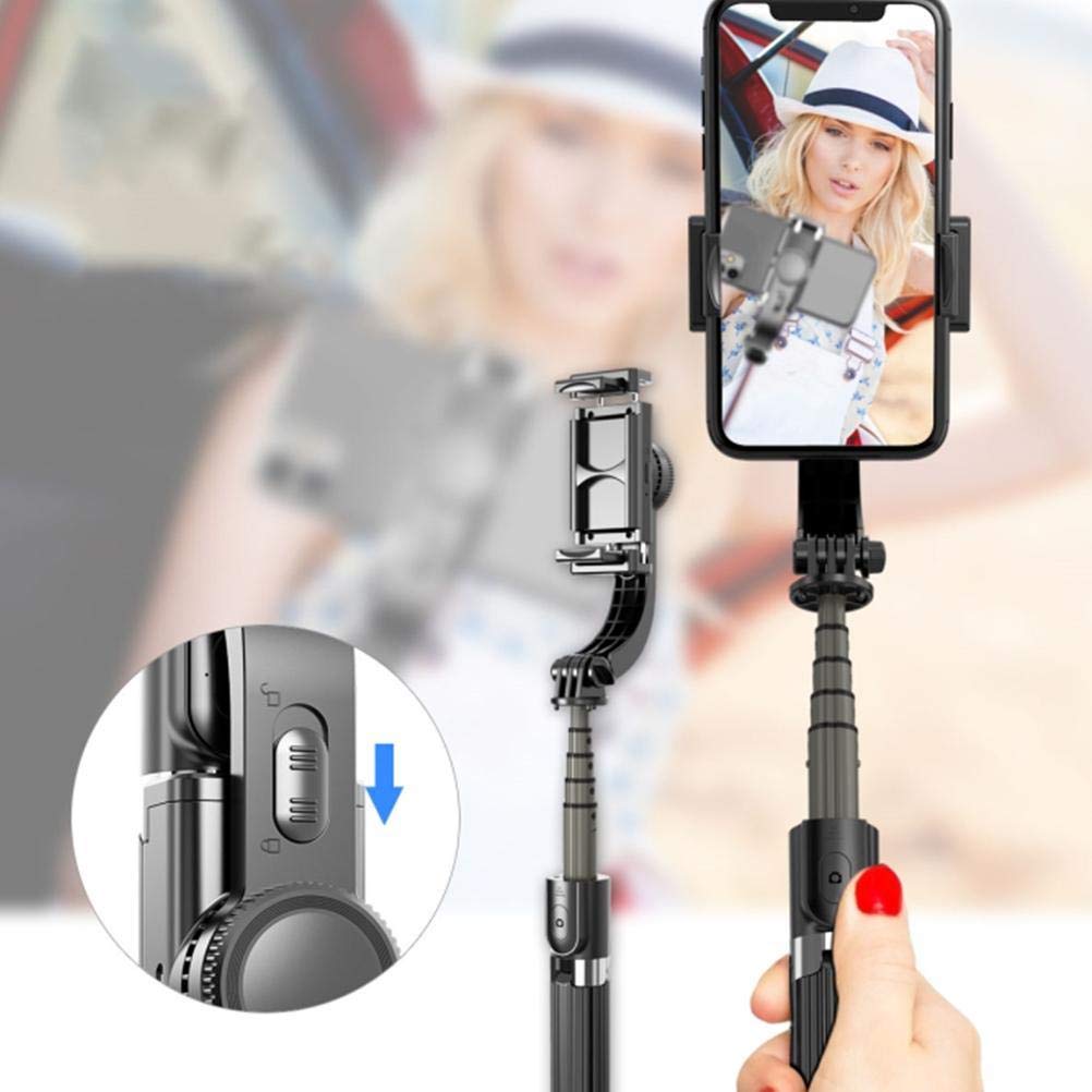 Gimbal palmare per Cellulare, Stabilizzatore per Telefono stabilizzatore, Giroscopio per riprese Video Gimbal Selfie palmare Anti-Shake, Gimbal Video Smooth per iPhone/Android, Tracciamento