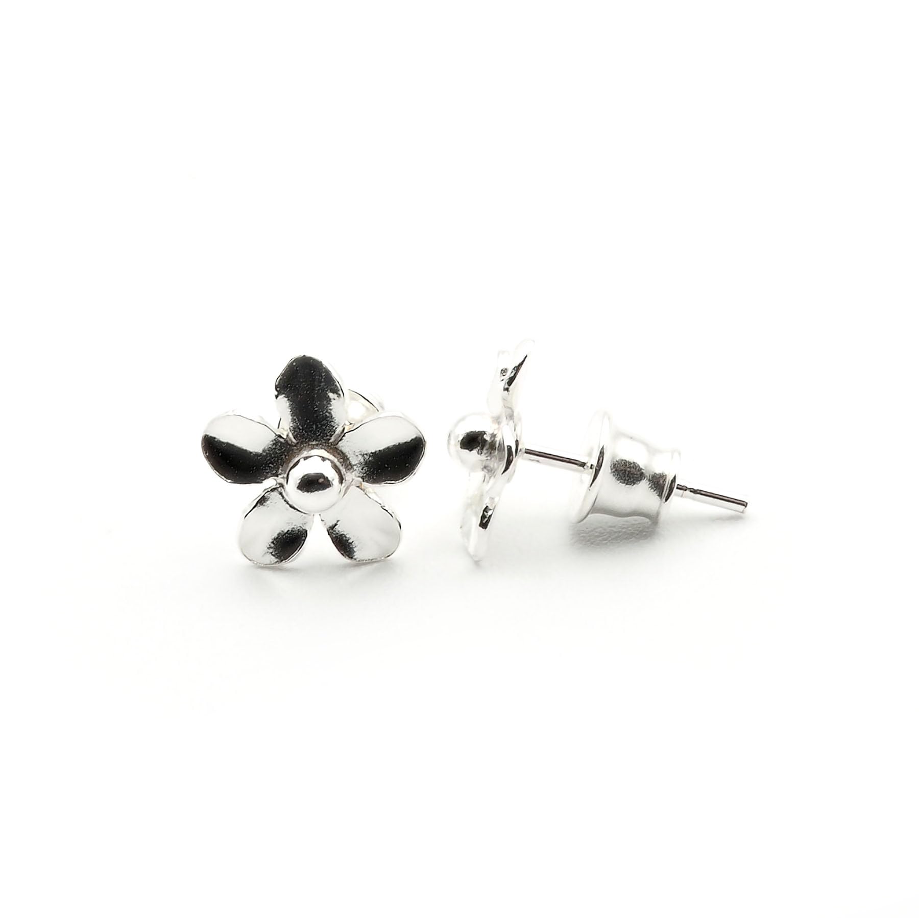 Pendientes Flor en Plata 925