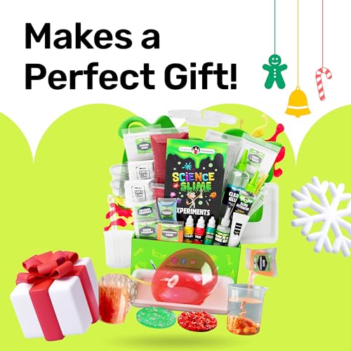 Original Stationery Kit de Slime de Ciencias, Todo lo Que Necesitas en un Kit para Hacer Slime, Kit de Slime Divertido para Niñas de 10-12 años, Experimentos Científicos Oobleck Regalos Niños - imagen 9