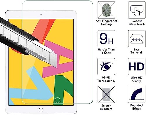 Image of VERTUS Premium Tempered Glass Full Screen Protector for iPad 10.2 inch 9th Gen 2021 / 8th Gen 2020 / 7th Gen 2019