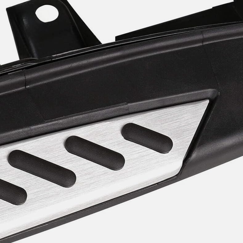 2PCS Running Boards for BMW X5 F15 2014-2018 Side Steps Complete Kit Car Nerf Bar New Upgrade Black Panel with Anti-Slip Particles Black&White(for Dedicated Vehicles only)
