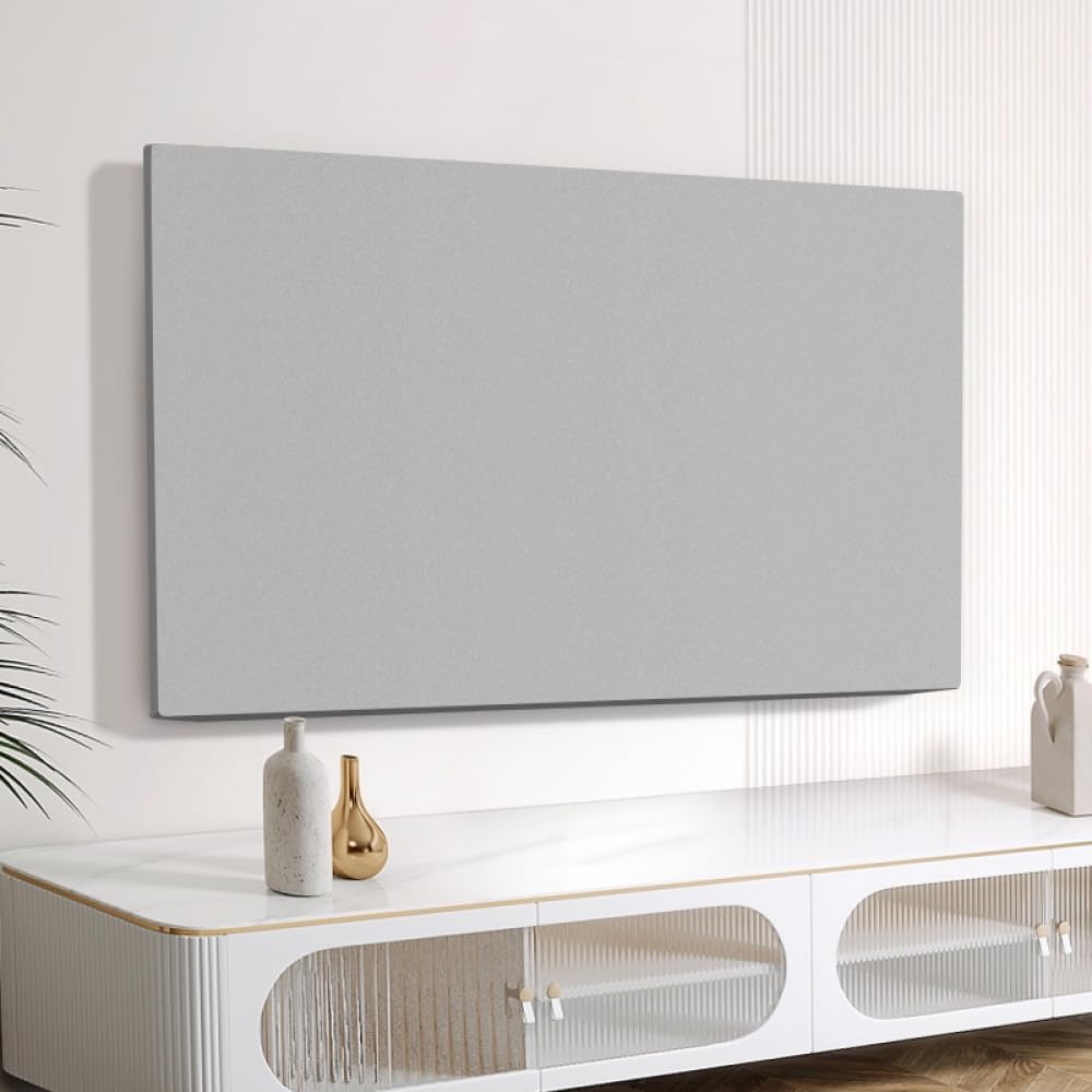 TV Cover Anti-Static Stretch Fabrics, Indoor TV Screen Protectors TV Dust Cover TV Display Protective Case Waterproof PC Monitor for Moving LED LCD Flatscreen-Beige||42-50 inch