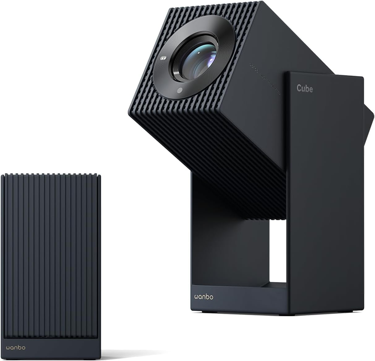 WANBO Cube 2 Pro Smart Projector Android TV/Netflix, 500ANSI, Lens