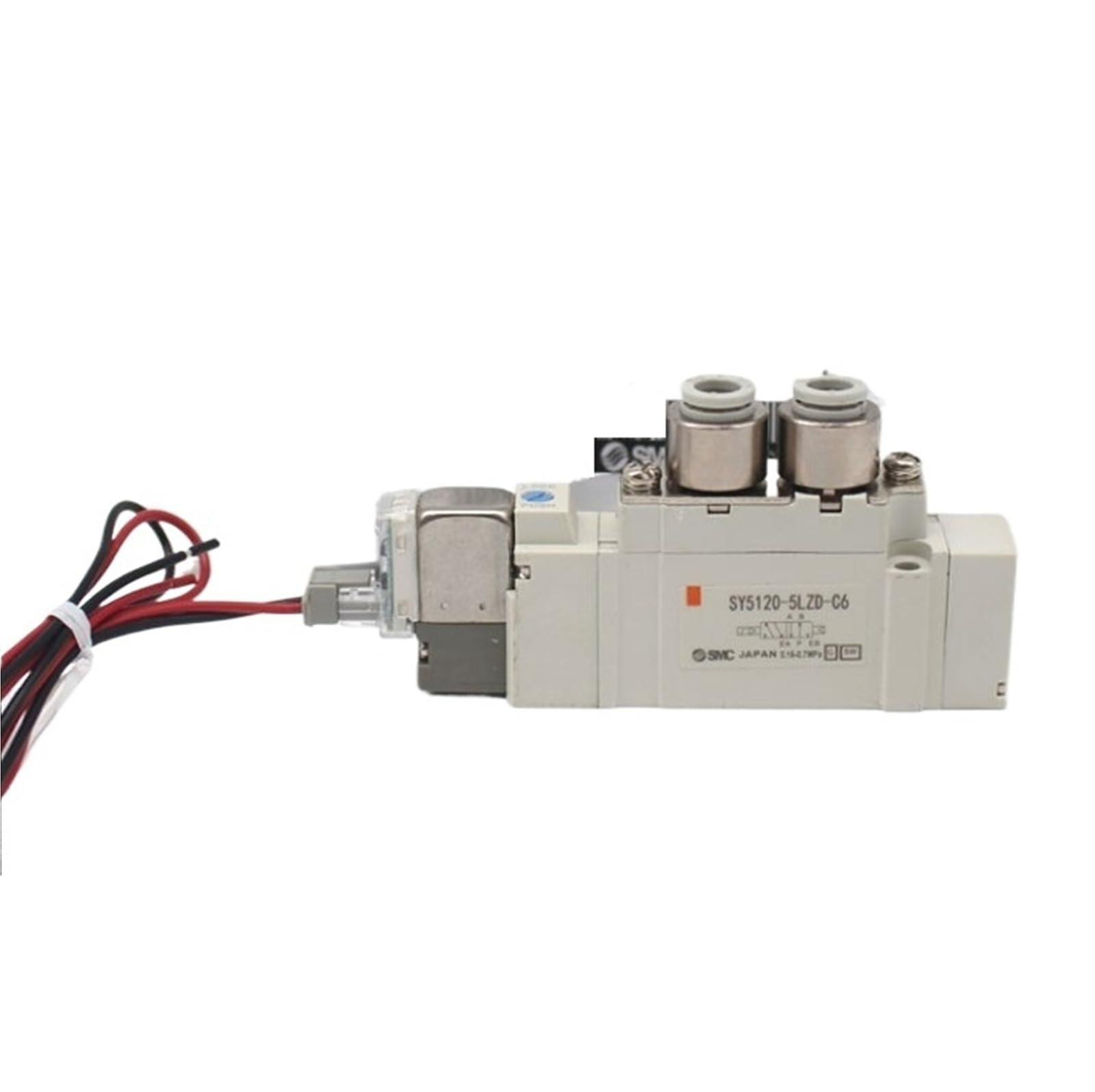 Électrovanne 5 ports SY5120-5LZD-C6 distributeur pneumatique individuel à orifices