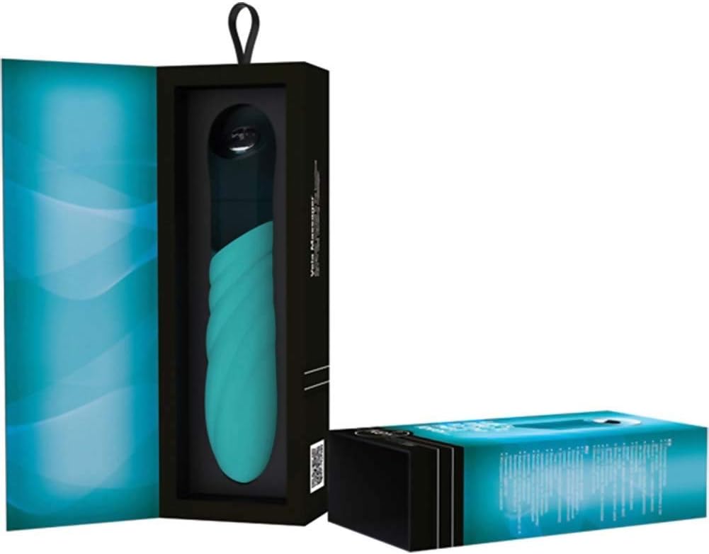 Vibrating Pulsating Key by Jopen Vela Waterproof 7 Function Massager - Blue