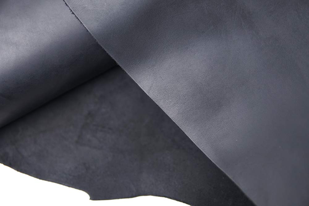 Crazy Horse Leather Material DIY Hand Leathercraft Vintage Oil Tanned Leather Piece Pull-Up Cowhide First Layer Leather