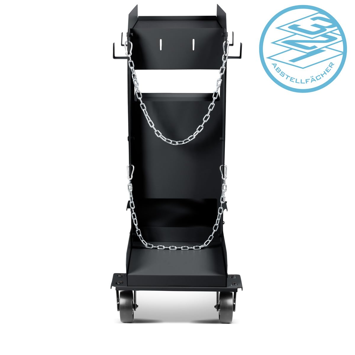 STAHLWERK carro de soldadura para máquinas de soldadura 1,5 mm espesor de material, cortadora de plasma y accesorios, soporte para mangueras y cable incluido