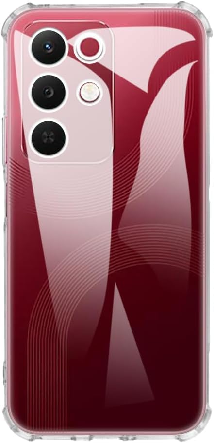 Image of REALCASE Silicone Realme 15X 5G Back Cover Case, Scratch Resistant Protective Crystal Clear Transparent Shock Proof Bumper Back Cover Case for Realme Narzo 90X 5G / Realme C85 5G / Realme 15X 5G