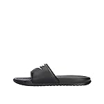 Nike Mens Benassi JDI Lightweight Slides Beach Holiday Sandals Summer - Black/White - 10