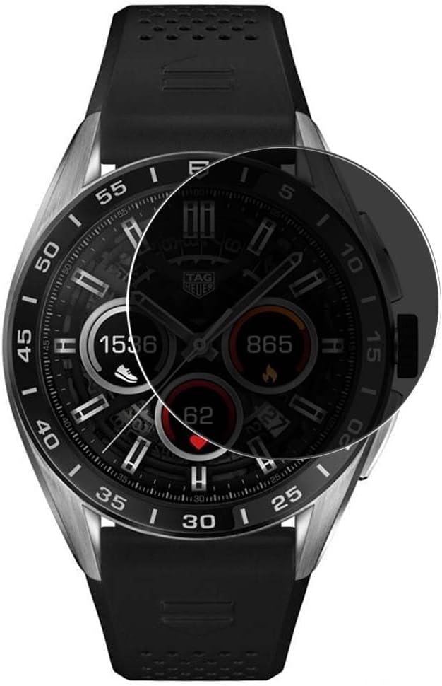 Synvy Privacy Screen Protector Film, compatible with TAG HEUER CONNECTED CALIBRE E4 42mm Anti Spy Guard Skin [ Not Tempered Glass Protectors ]