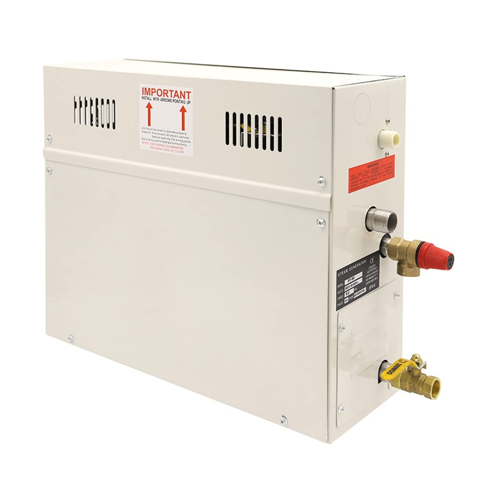 Stufa elettrica per sauna, 9KW commerciale di doccia a e autoprodotto Mini Generatore a Macchina da bagno con controller touch intelligente for il riscaldamento domestico