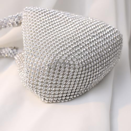 KAITAK Bolsa feminina triangular brilhante com glitter clutch brilhante noite bolsas de luxo festa b