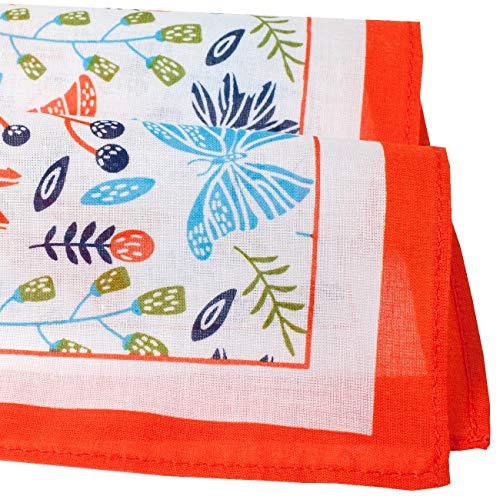 Merrysquare Zakdoeken van bedrukte stof, model Zephir, klein, 29 cm x 29 cm, 9 stuks, 100% katoen - Image 8