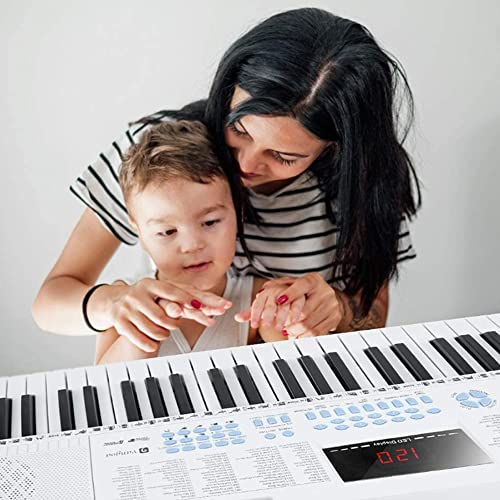 Clavier de piano numérique,clavier de piano 61 touches éclairées piano électrique portable pour débutants avec 3 modes d… - Les Beatles, Paul McCartney, John Lennon, RIngo Starr, George Harrison Clavier de piano numérique,clavier de piano 61 touches éclairées piano électrique portable pour débutants avec 3 modes d… – Image 8