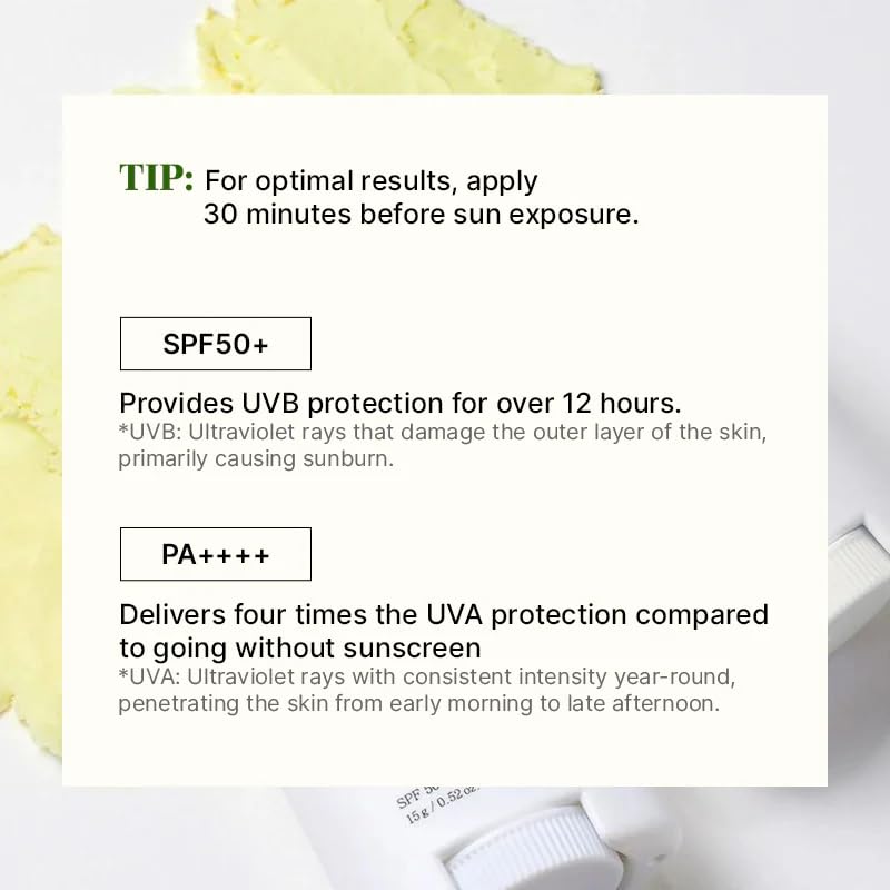 Image of mixsoon Bean Sunstick SPF50+ PA++++ (15g) Korean Sunscreen Stick with Bean Extracts & Niacinamide, Portable, Waterproof, Sweat-Resistant UV Protection Sunscreen, No White Cast, Hydrating, Lightweight Daily Sun Care for All Skin Types