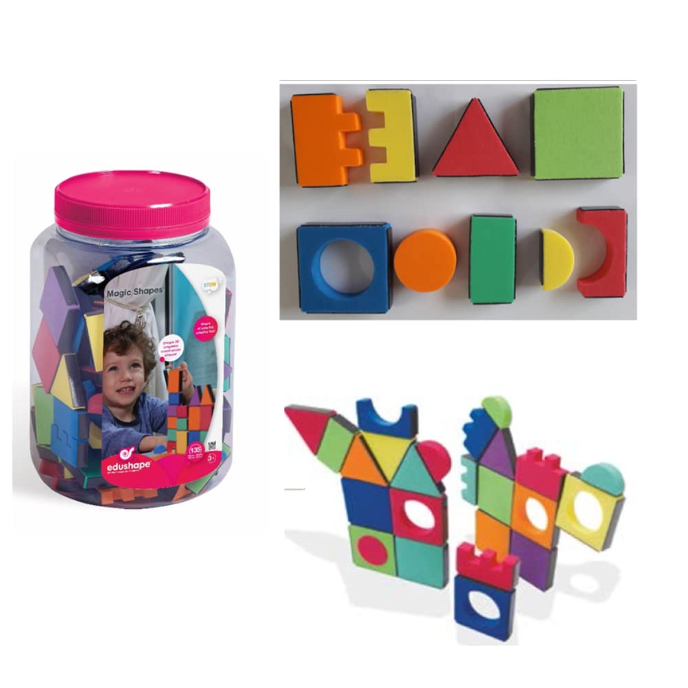 Imanes edu' Magnet 3d V2 Edushape con rotación tridimensional magnética segura 3