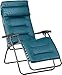 Produktbild Lafuma Clip XL Air Comfort Outdoor Home Zero Gravity Relaxing Relaxing Relaxing Lounge Chair mit Stahlrohr, Garten Relaxsessel, ideal für Terrasse oder Pool  Korallenblau