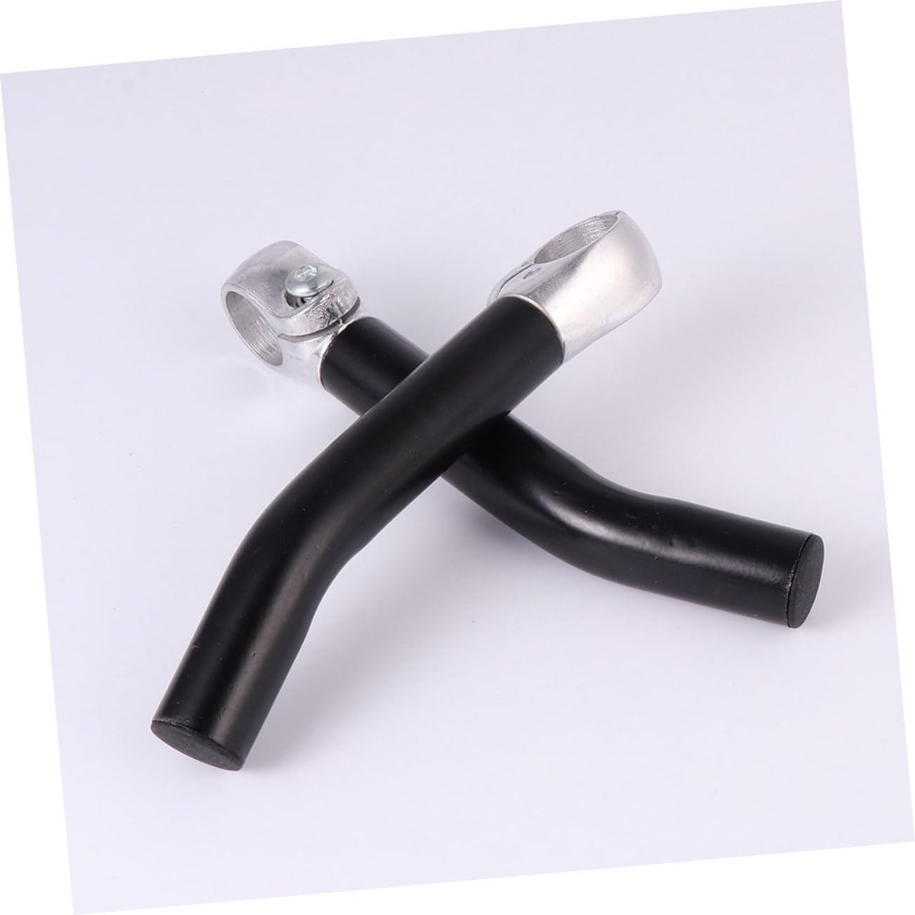 BESPORTBLE 4 Pièces Poignée De Vélo Extrémité des Poignées De Cyclisme Antichoc Poignée De Guidon pour Vélo Extrémité De La Barre De Vélo Bout De Guidon Black Alliage D'aluminium
