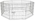 AVC Designs Pet Dog Pen Puppy Cat Rabbit Foldable Playpen Indoor/Outdoor Enclosure Run Cage (Medium: Height 76cm)