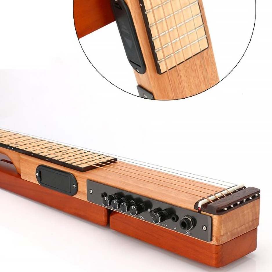 Corde en nylon 2.0 : guitare acoustique acoustique/électrique pliante silencieuse