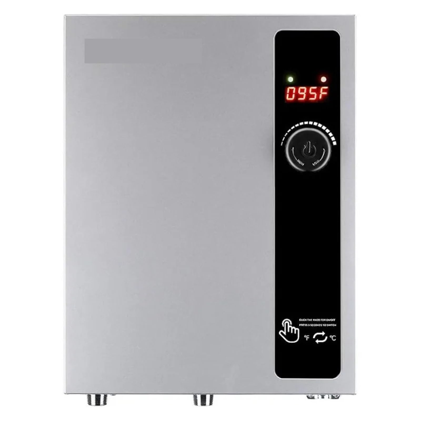 Tankless Water Heater Electric 18kW Instant Endless Hot Water Heater, Digital Temperature Display Easy Installation Compact and Durable