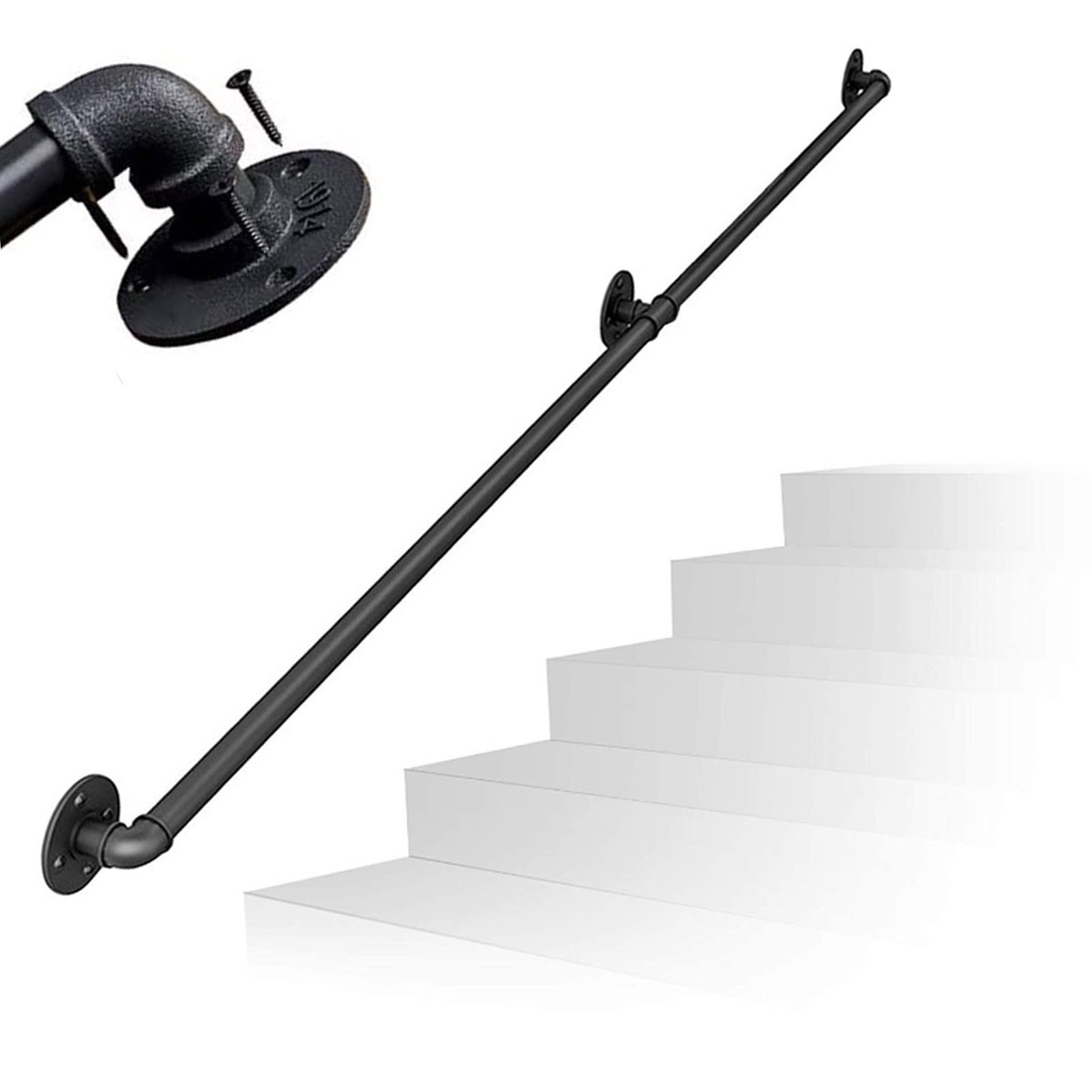 Main courante pour enfants et seniors dans escalier extérieur