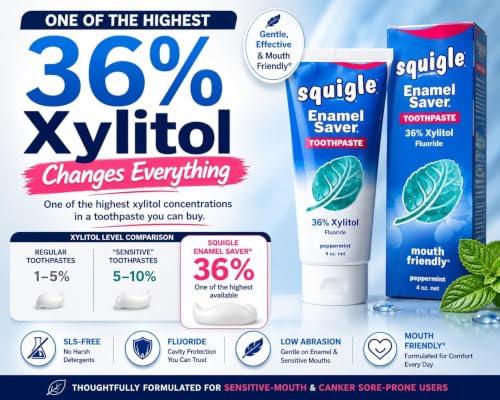 Squigle - Enamel Saver Toothpaste Peppermint, 4 Oz. 1 Tube by Squigle – Ansicht 3