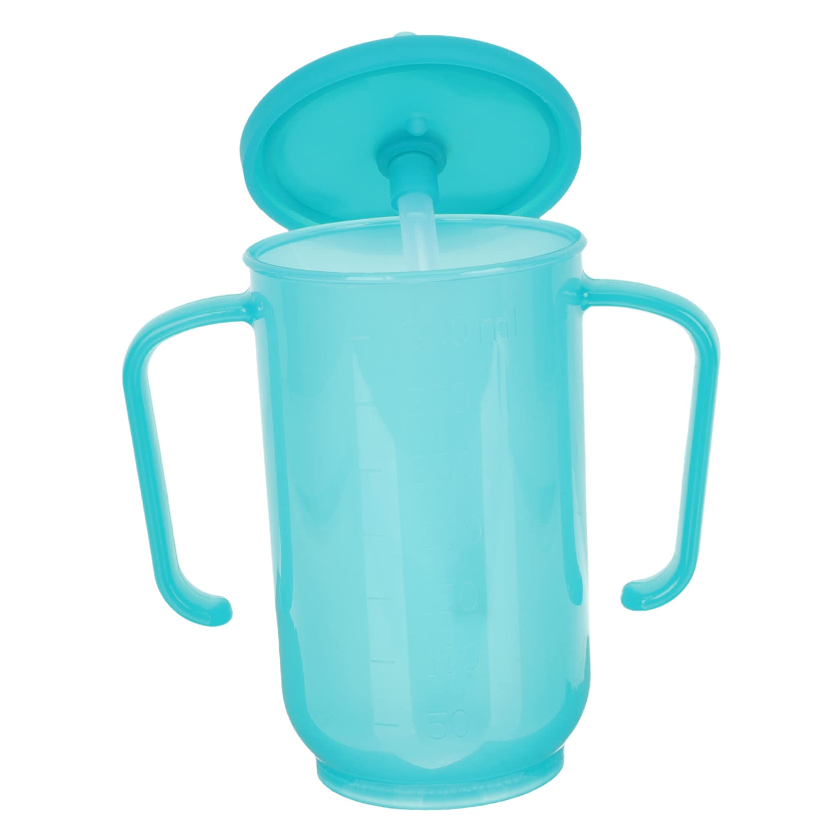 KOMBIUDA 3 Piezas Vaso de agua antiasfixia tazas de de alimentación líquida taza de enjuague humectante plastico botella infantil productos para pacientes postrados en cama el plastico