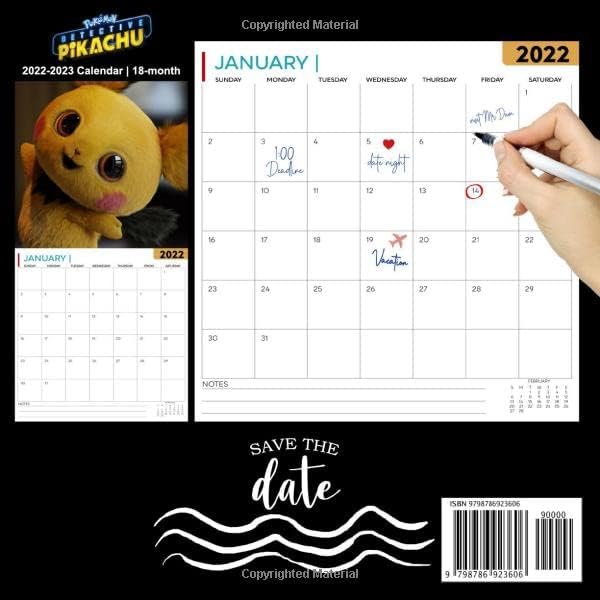 Calendrier Serie 2023 Amazon.com: Pokẹmon Detectịve Pịkachu 2022 Calendar: Official Calendar  2022, Tv Series & Movie Films Calendar 2022-2023. Calendar Planner 2022-2023.  Gifts, Decor ... 18 Monthly. Kalendar Calendario Calendrier.3:  9798786923606: Calender, Pokemon ...