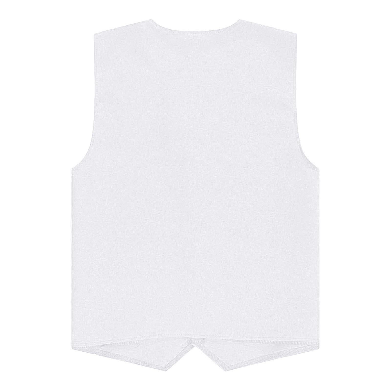 Generico Elegante Gilet Senza Maniche Per Ragazzi, Ideale Per Matrimoni, Feste, Con Schienale Regolabile Circonferenza Del Petto