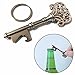 2pcs Key Shape Beer Bottle Opener Vintage Retro Keychain Key Ring Metal Bronze Silver Kitchen Party Bar Tool