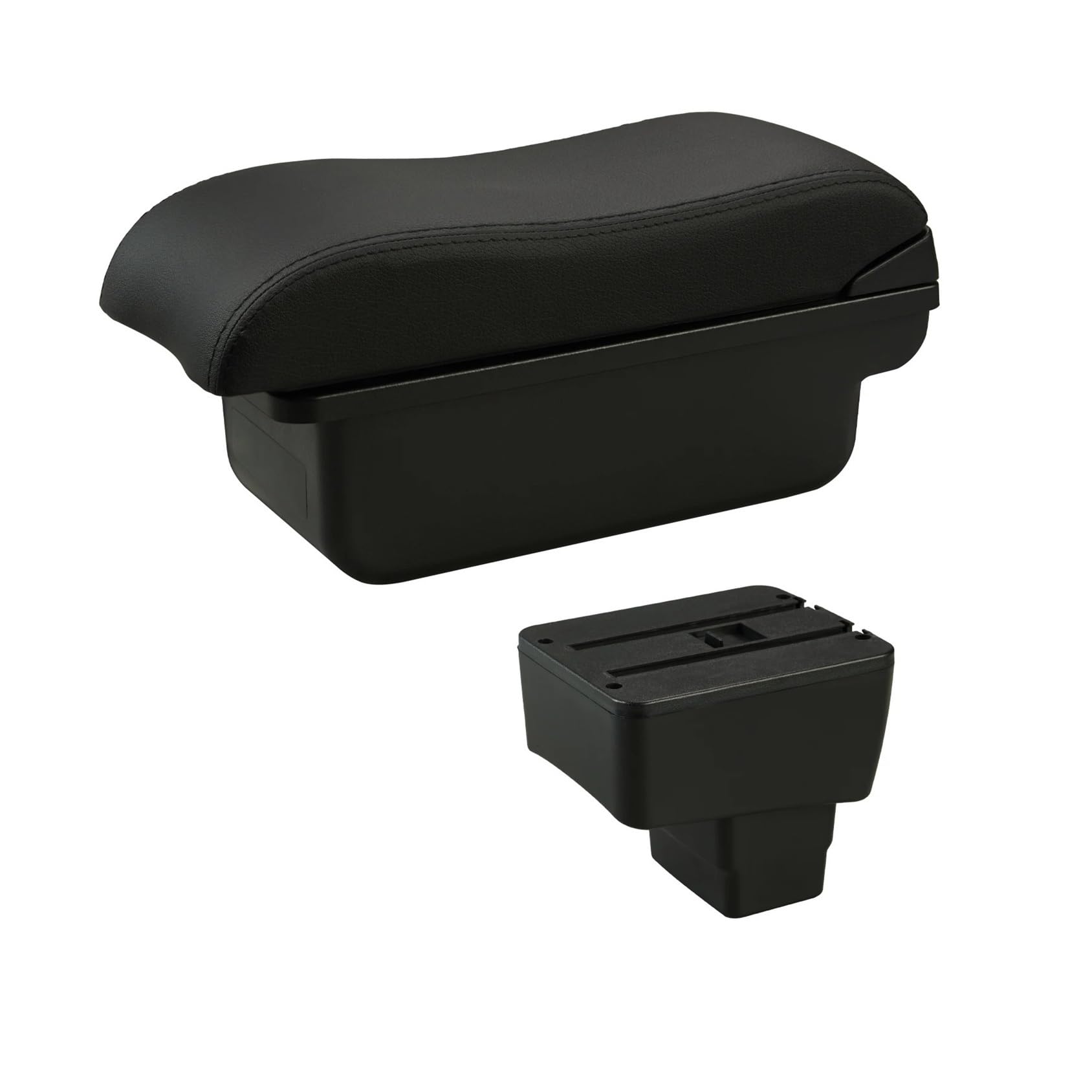 Umdjju A2 Black Line No Usb For Mazda For Cx-3 Armrest Box Retrofit Car Auto Storage Dedicated Accessories Car Centre Console Armrest Box(A2 Black Line No Usb)