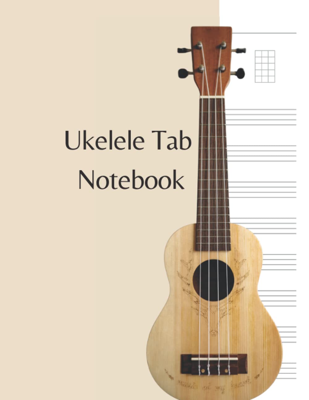 Ukulele Tab Notebook: Blank Ukulele Tablature Notebook| 110 pages, 8.5x11