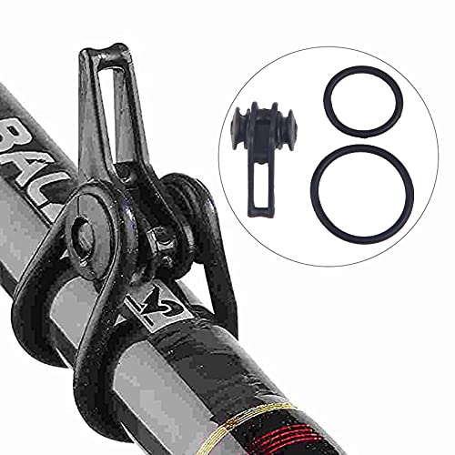 Köder Hakenhalter 20 Stück Angelzubehör, Hakenhalter aus Kunststoff und Gummikreis, Zum Platzieren und Fixieren von… – Bild 3