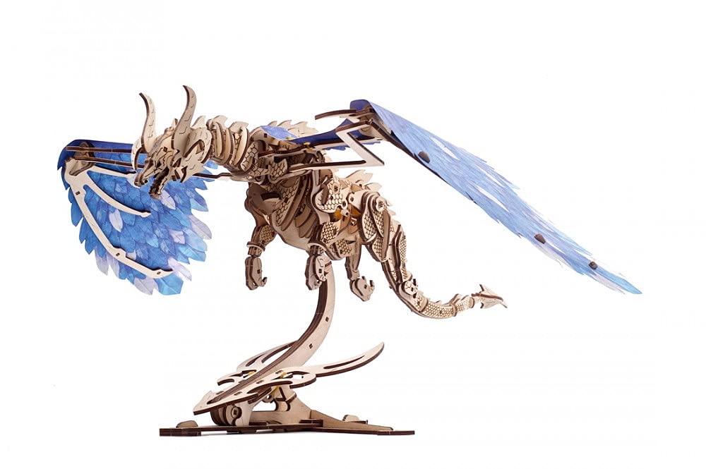 3DPuzzle Mechanical UGEARS Wooden 3D Puzzle Model Mechanical Model Dragon Storm Windstorm Dragon